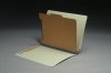 Type II Pressboard Classification Folders, Full Cut End Tab, Letter Size, 1 Divider (Box of 50)