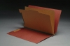 Type II Pressboard Classification Folders, Full Cut End Tab, Legal Size, 2 Divider (Box of 40)
