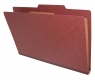 Type II Pressboard Classification Folders, 2/5 Right of Center (Top-Tab), Legal Size, 2� Tyvek Expansion, 1 Divider (Box of 50)