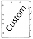Custom 7-Tab Chart Divider