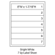 DCS™/Smead Label Stock, 8” Folder Labels for Ink-Jet Printers, (7) 8” X 1.5” Labels Per Sheet - Pkg of 50 Sheets
