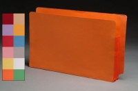 Color Full End Tab Expansion Pockets, Tyvek Gussets, Legal Size, 5-1/4" Expansion (Carton of 50)