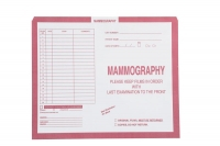 Mammography, Pink #190 - Category Insert Jackets, System II, Open Top - 10-1/2" x 12-1/2" (Carton of 250)