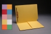 11 pt Color Folders, Full Cut End Tab, Letter Size, 1/2 Pocket Inside Front, Fastener Pos #1 (Box of 50)
