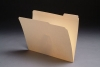 11 pt Manila Folders, 1/3 Cut Single-Ply Top Tab - Assorted, Letter Size (Box of 100)