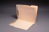 11 pt Manila Folders, 1/3 Cut Single-Ply Top Tab - Assorted, Letter Size, Fasteners Pos #1 and #3 (Box of 100)