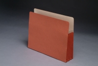 Economy Top End Tab Expansion Pockets, Paper Gussets, Letter Size, 5-1/4" Expansion (Carton of 50)