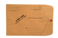 X-Ray Film Mailers, 28lb Brown Kraft, 11" x 13", String and Button Closure (Carton of 100)
