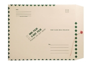 X-Ray Film Mailers, 11 pt Manila, 15" x 18", Green Diamond Border, String and Button Closure (Carton of 50)