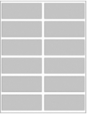 LabelsAnywhere™ Label Stock, 4” Folder Labels for Ink-Jet Printers, (12) 4” X 1.5” Labels Per Sheet - Pkg of 50 Sheets
