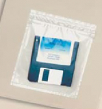 5 mil Poly Zip Lock Pocket, Self Adhesive, 5" x 5-1/4" (Box of 100)