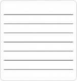 Chart Labels, "Blank" - White, 2-1/4" X 2-3/8" (Pkg of 45)