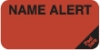 Attention/Alert Labels, NAME ALERT - Fl Red (Removable), 1-1/2" X 3/4" (Roll of 250)