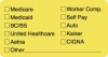 Insurance Labels, "Insurance Checkboxes" - Fl Chartreuse, 3-1/4" X 1-3/4" (Roll of 250)