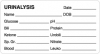 Chart Labels, URINALYSIS - White, 3-1/4" X 1-3/4" (Roll of 250)