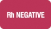 Chart Labels, Rh NEGATIVE - Red, 1-1/2" X 7/8" (Roll of 250)