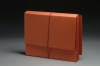 Full End Tab Expansion Wallets, Paper Gussets, Letter Size, 3-1/2" Expansion (Carton of 50)