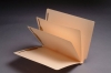 14 Pt. Manila Folders, Full Cut End Tab, Letter Size, 2 Dividers Installed (Box of 25)