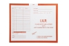 I.V.P., Orange #165 - Category Insert Jackets, System II, Open Top - 14-1/4" x 17-1/2" (Carton of 250)