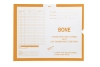 Bone, Yellow #115 - Category Insert Jackets, System II, Open End - 14-1/4" x 17-1/2" (Carton of 250)