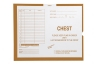 Chest, Briar #131 - Category Insert Jackets, System II, Open End - 14-1/4" x 17-1/2" (Carton of 250)