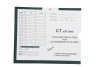 C.T. (Cat Scan), Khaki #468 - Category Insert Jackets, System II, Open End - 10-1/2" x 12-1/2" (Carton of 500)