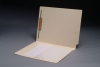 11 pt Manila Folders, Full Cut End Tab, Letter Size, 1/2 Poly Pocket, Fastener Pos #1 (Box of 50)