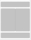 LabelsAnywhere™ Label Stock, 2X2 Folder Labels for Laser Printers, (2) 8” X 1.5” Labels and (2) 4" X 6.25" Labels Per Sheet - Pkg of 50 Sheets
