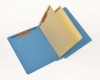 11 Pt. Color Folders, Full Cut End Tab, Letter Size, 2 Dividers Installed (Box of 40)