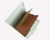 25 Pt. Pressboard Classification Folders, 2/5 Cut ROC Top Tab, Letter Size, 2 Dividers, Pale Green (Box of 15)