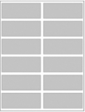 Intaglio Print™ Label Stock, 4” Folder Labels for Laser Printers, (12) 4” X 1.5” Labels Per Sheet - Pkg of 50 Sheets