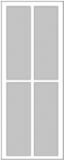 LabelsAnywhere™ Label Stock, 4” Folder Labels for Ink-Jet Printers, (4) 4” X 1.5” Labels Per Sheet - Pkg of 100 Sheets (400 4" Labels)-Envelope Style