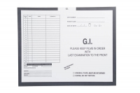 G.I (Gastro Intestinal), Gray#430 - Category Insert Jackets, System I, Open Top - 14-1/4" x 17-1/2" (Carton of 250)
