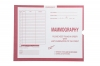 Mammography, Pink #190 - Category Insert Jackets, System II, Open End - 14-1/4" x 17-1/2" (Carton of 250)