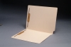 11 pt Manila Folders with Clear Pocket, Full Cut 2-Ply End Tab, Letter Size, Fastener Pos #1 & #3 (Box of 50)