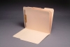 11 pt Manila Folders, 1/3 Cut Single-Ply Top Tab - Assorted, Letter Size, Fastener Pos #1 (Box of 100)