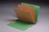 Type III Pressboard Classification Folders, Full Cut End Tab, Letter Size, 2 Divider (Box of 10)