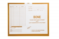 Bone, Yellow #115 - Category Insert Jackets, System II, Open Top - 14-1/4" x 17-1/2" (Carton of 250)