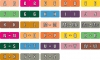 Data File Compatible Mini Alpha Labels, Laminated Stock, 7/16" X 1-1/4" Individual Letters - Roll of 500